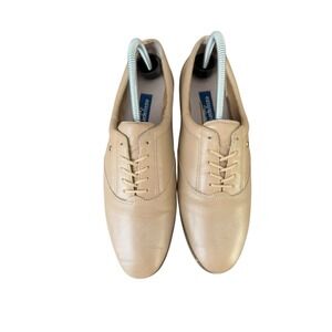 Easy Spirit Sneakers Womens Size 10.5 Brown Leather Lace Up‎ Easy Motion Logo